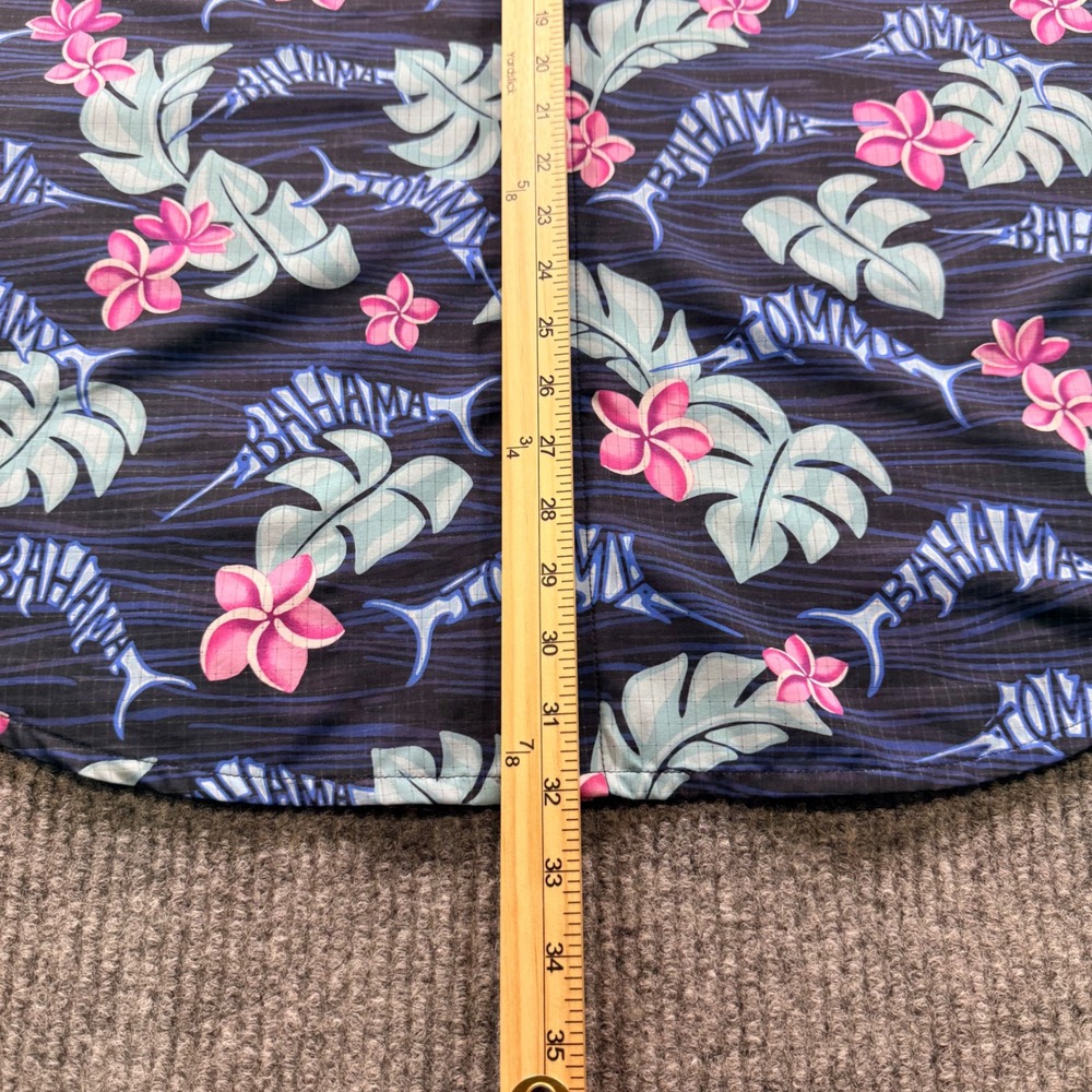 Tommy Bahama Mens XXL The Bahama Coast Tropical Marlin Floral Shirt Navy Blue - Picture 4 of 8